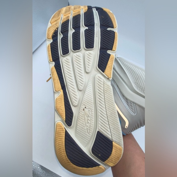 Altra Via Olympus Womens Sz 8 Gray Blue Cushioned Running Shoes Sneakers AA12 - Picture 7 of 9